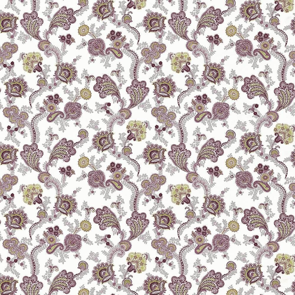 Afton Garden Damson by Kasmir Designer Fabric 1427 100% Cotton
 TURKEY Not Tested </p><p>Repeat: Horizontal: 27 2/8 inches and Vertical: 25 2/8 inches 55 - Swanky Fabrics -