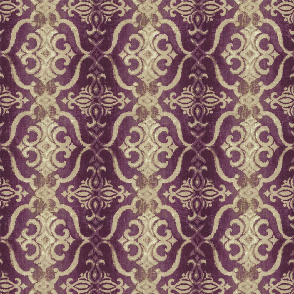Alessandra Purple  by Kasmir Designer Fabric 1452 100% Linen
 TURKEY 14,000 Martindale Cycles Horizontal: 13 4/8 inches and Vertical: 12 4/8 inches 55  - Swanky Fabrics -
