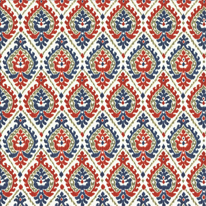 Alluring Americana by Kasmir Designer Fabric 1468 100% Cotton
 SPAIN 30,000 Wyzenbeek Double Rubs </p><p>Repeat: Horizontal: 6 6/8 inches and Vertical: 13 4/8 inches 54 - Swanky Fabrics -