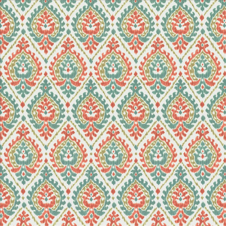 Alluring Coral by Kasmir Designer Fabric 1468 100% Cotton
 SPAIN 30,000 Wyzenbeek Double Rubs </p><p>Repeat: Horizontal: 6 6/8 inches and Vertical: 13 4/8 inches 54 - Swanky Fabrics -