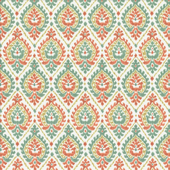 Alluring Coral by Kasmir Designer Fabric 1468 100% Cotton
 SPAIN </p><p>Repeat: Horizontal: 6 6/8 inches and Vertical: 13 4/8 inches 54 - Swanky Fabrics -