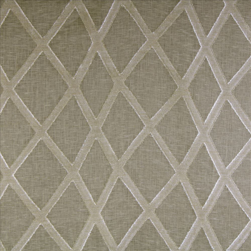 Alyeska Beige  by Kasmir Designer Fabric 1475 39% Linen 35% Polyester 26% Rayon  TURKEY  </p><p>Repeat: Horizontal: 9 6/8 inches and Vertical: 7 6/8 inches 55  - Swanky Fabrics -