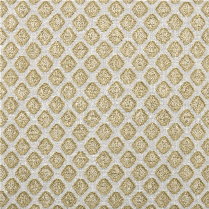 Amberlyn Gold by Kasmir Designer Fabric 1470 86% Cotton
14% Polyester
 INDIA Not Tested </p><p>Repeat: Horizontal: 1 6/8 inches and Vertical: 2 inches 54 - Swanky Fabrics -