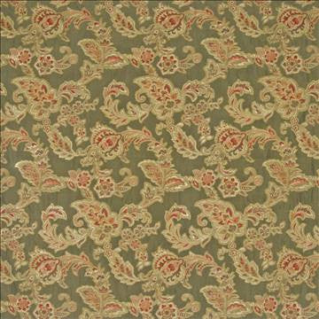 Amesbury Garden Loden by Kasmir Designer Fabric 1371 65% Rayon 35% Polyester CHINA 48,000 Wyzenbeek Double Rubs H: 13 7/8 inches, V: 27 inches 55 - Swanky Fabrics - Kasmir