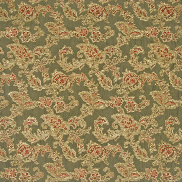 Amesbury Garden Loden by Kasmir Designer Fabric See sample 65% Rayon
35% Polyester
 CHINA 48,000 Wyzenbeek Double Rubs </p><p>Repeat: Horizontal: 13 7/8 inches and Vertical: 27 inches 55 - Swanky Fabrics -