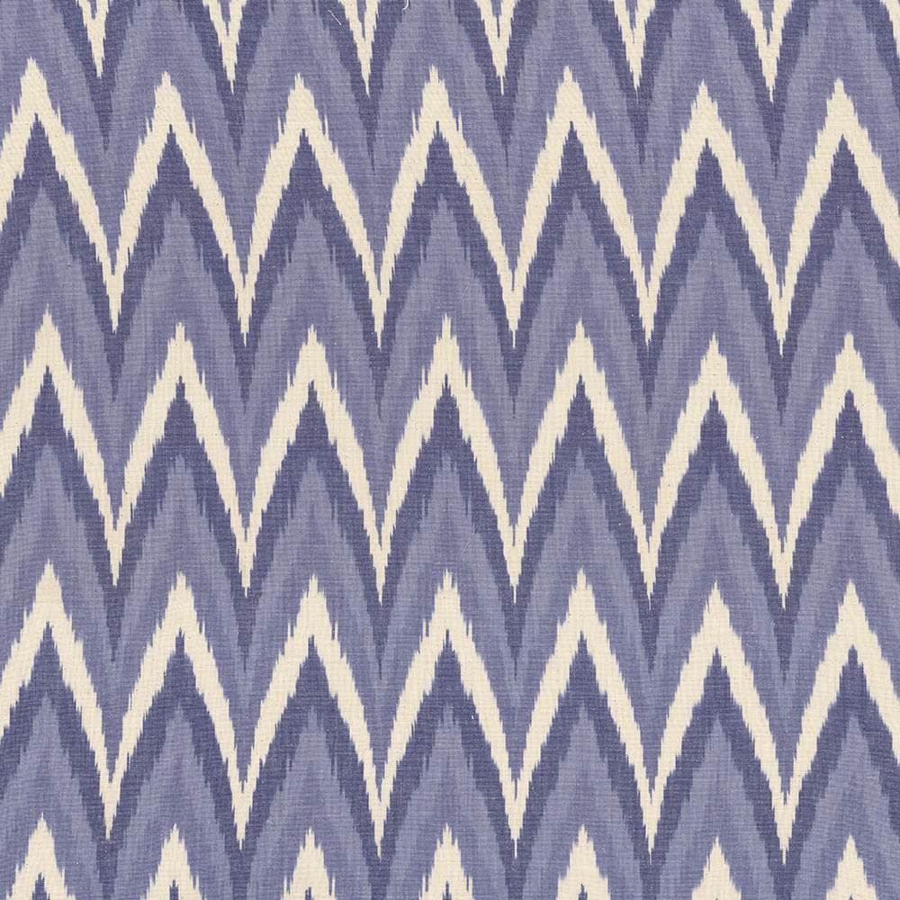 Ankara Ikat Porcelain  by Kasmir Designer Fabric 1419 100% Cotton
 INDIA 7,000 Wyzenbeek Double Rubs Horizontal: 4 4/8 inches and Vertical: 9 inches 54  - Swanky Fabrics -