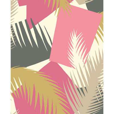 Deco Palm Pink by Cole & Son Designer Wallcovering