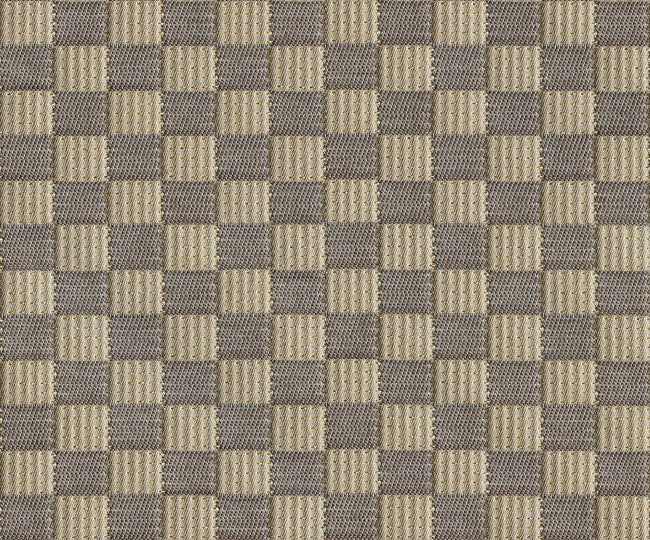 Lurex Check Taupe by Groundworks Designer Fabric