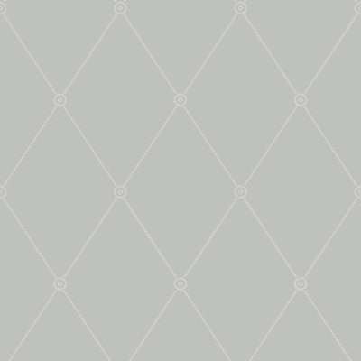 Large Georgian Rope Trellis Grey by Cole & Son Designer Wallcovering