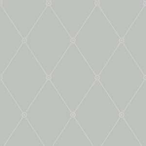 Large Georgian Rope Trellis Grey by Cole & Son Designer Wallcovering