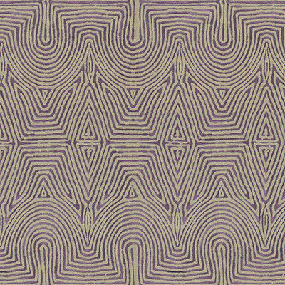 Julia Emb Flax/Mauve by Lee Jofa Modern Designer Fabric