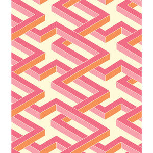 Luxor Pink by Cole & Son Designer Wallcovering