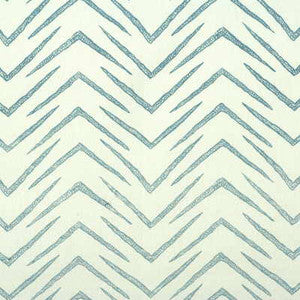 Herringbone White/Sky by Lee Jofa Modern Designer Fabric