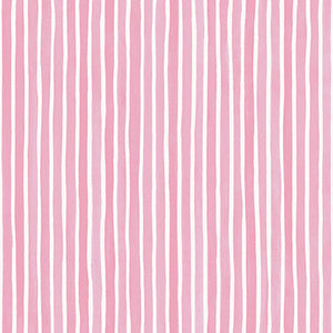 Croquet Stripe Soft Pink by Cole & Son Designer Wallcovering