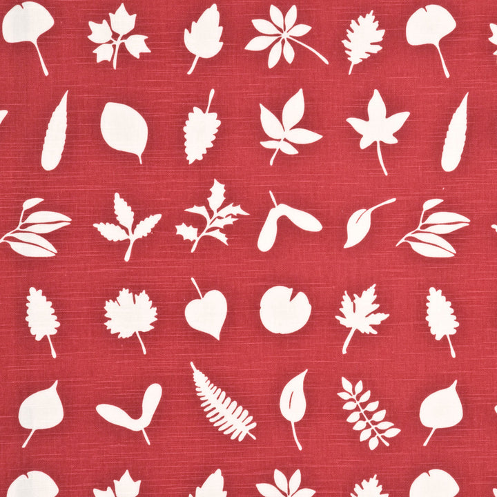 Tumbling Leaves Red by Baker Lifestyle Designer Fabric