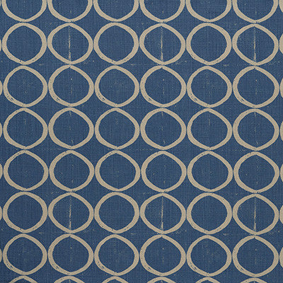 Circles Azure by Lee Jofa Designer Fabric