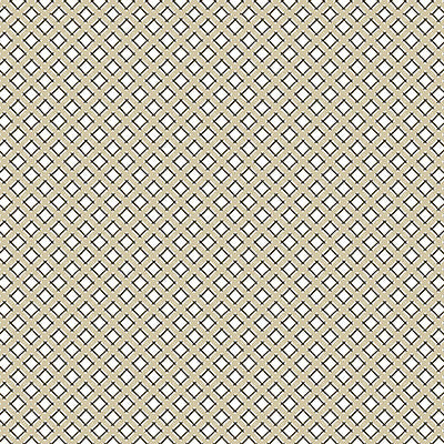 Trellis Beige/Negro by Gaston Y Daniela Designer Fabric