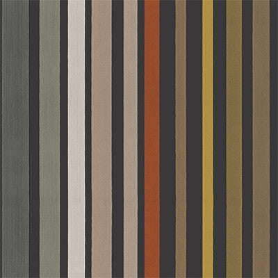 Carousel Stripe Charcoal by Cole & Son Designer Wallcovering
