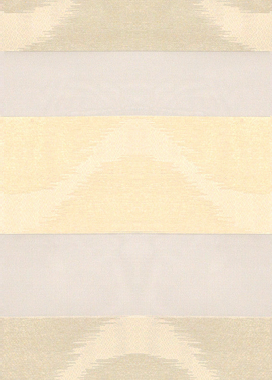 Ikat Wave Sheer Pearl by Groundworks Designer Fabric
