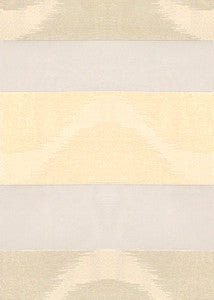 Ikat Wave Sheer Pearl by Groundworks Designer Fabric