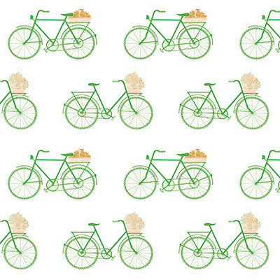 Bicicletas Verde by Gaston Y Daniela Designer Wallcovering