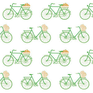 Bicicletas Verde by Gaston Y Daniela Designer Wallcovering