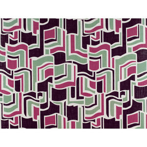 Sarasota Verde/Rosa by Gaston Y Daniela Designer Fabric