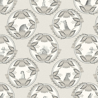 Ardmore Cameos Grey by Cole & Son Designer Wallcovering
