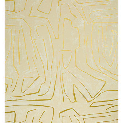Graffito Ivory/Gold by Groundworks Designer Wallcovering