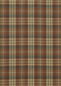 Nevis Red/Green by Mulberry Designer Fabric