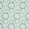 Roundel Aqua/Teal/Silver by Baker Lifestyle Designer Wallcovering