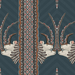 Jabu Blue by Cole & Son Designer Wallcovering