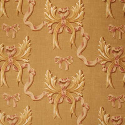 Ophelia'S Bow Sand/Rose by Mulberry Designer Fabric