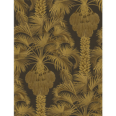 Hollywood Palm Charcoal & Gold by Cole & Son Designer Wallcovering
