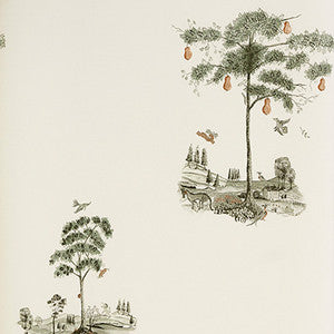 Pear Tree Graphite by Kravet Couture Designer Wallcovering