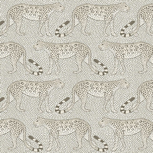 Leopard Walk Black & White by Cole & Son Designer Wallcovering