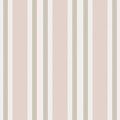 Polo Stripe Soft Pink by Cole & Son Designer Wallcovering