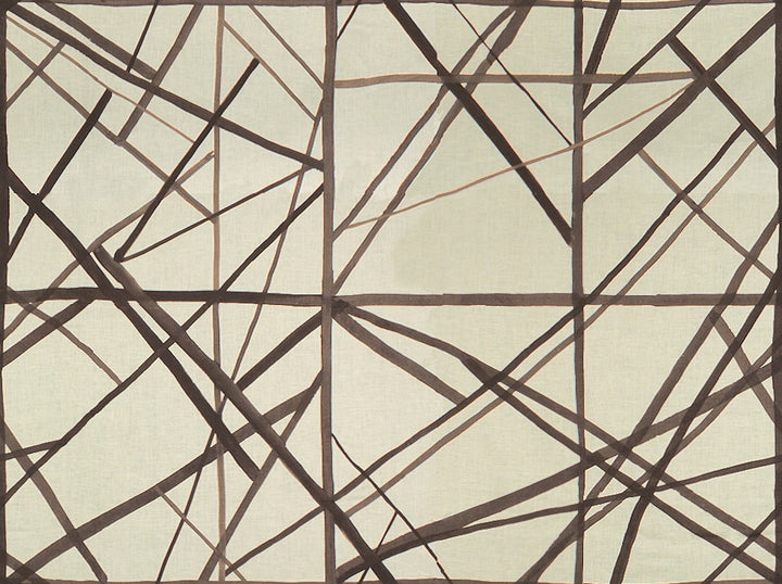Channels Taupe/Ivory by Lee Jofa Modern Designer Fabric