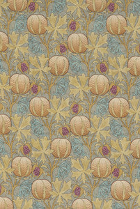 Pumpkins Teal by G P & J Baker Designer Fabric