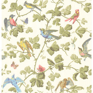 Winter Birds Multi-Coloured by Cole & Son Designer Wallcovering