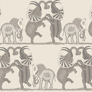 Safari Dance Pale Stone & Grey by Cole & Son Designer Wallcovering