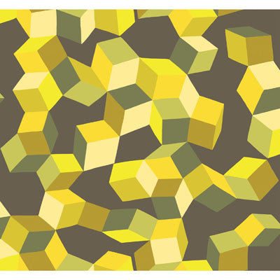 Puzzle Yellow And Black by Cole & Son Designer Wallcovering