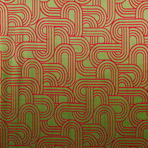 Princesa Verde/Frambuesa by Gaston Y Daniela Designer Fabric