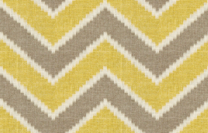 Amani Taupe/Yellow by Baker Lifestyle Designer Fabric