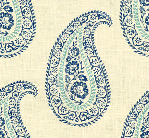 Madira Azure/Aqua by Baker Lifestyle Designer Fabric