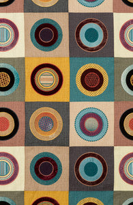 Dress Circle Multi by Mulberry Designer Fabric