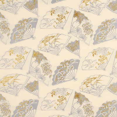 Fans Silver Fox by G P & J Baker Designer Fabric