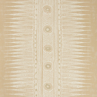 Indian Zag Paper Taupe by Lee Jofa Designer Wallcovering