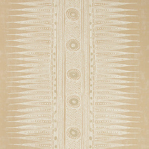Indian Zag Paper Taupe by Lee Jofa Designer Wallcovering