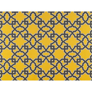 Meridien Avenue Gris/Amarillo by Gaston Y Daniela Designer Fabric